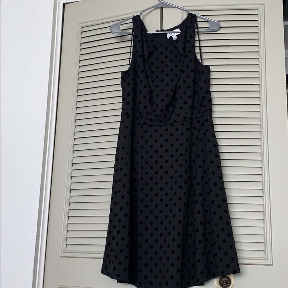 Short Black Polka Dot Dress